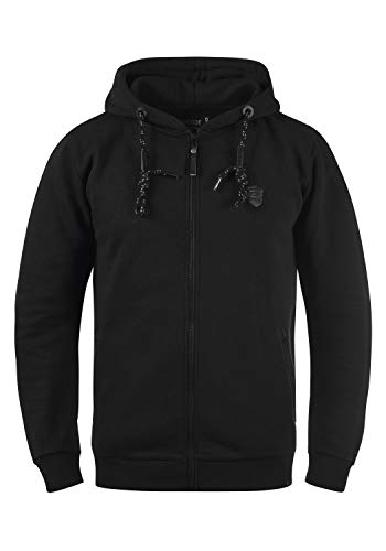 Indicode Barnhill Herren Sweatjacke Kapuzenjacke Hoodie mit Kapuze, Größe:M, Farbe:Black (999) von Indicode