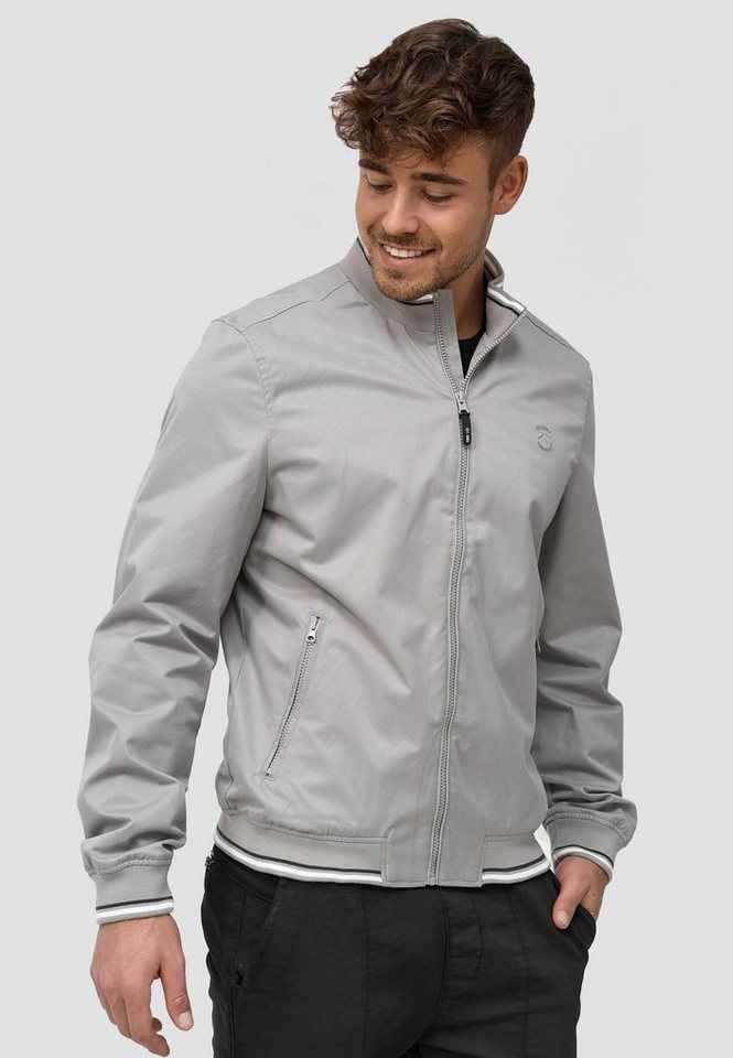 Indicode Winterjacke Edi klassische Bomberjacke mit kurzem Stehkragen von Indicode