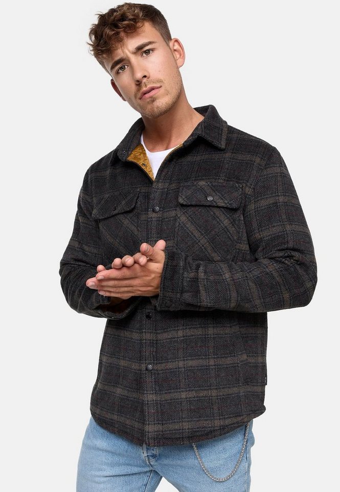 Indicode Winterjacke Henderson stilvolle Hemdjacke mit Knopfleiste Indicode Winterjacke Henderson stilvolle Hemdjacke mit Knopfleiste von Indicode