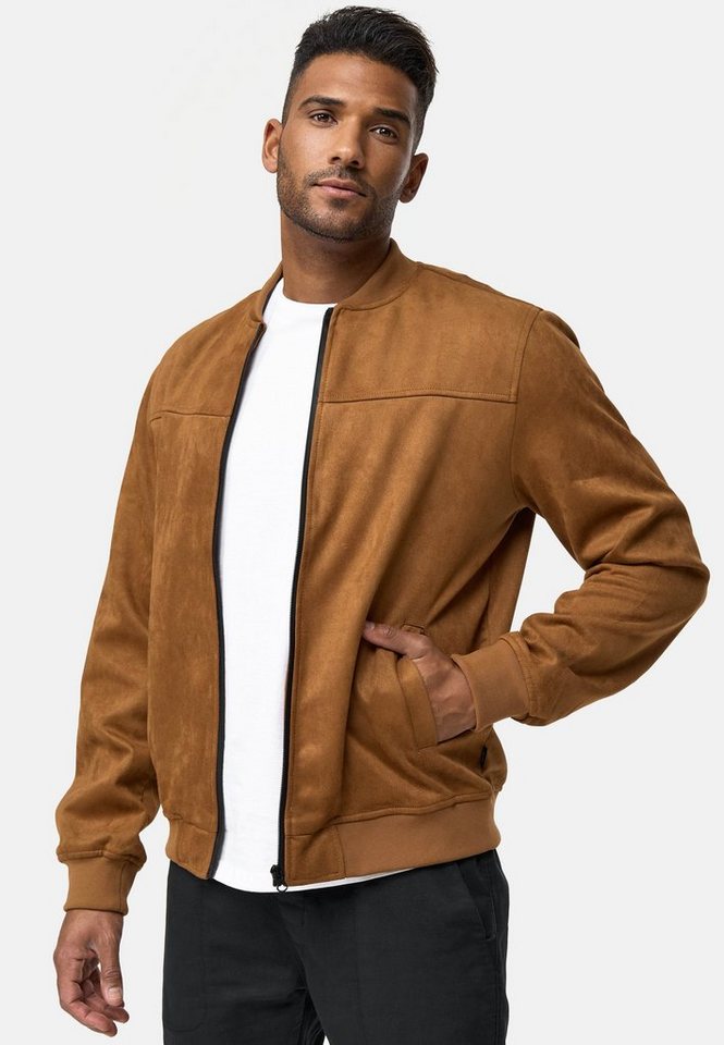 Indicode Sommerjacke Ibon Kunstlederjacke mit Stehkragen von Indicode