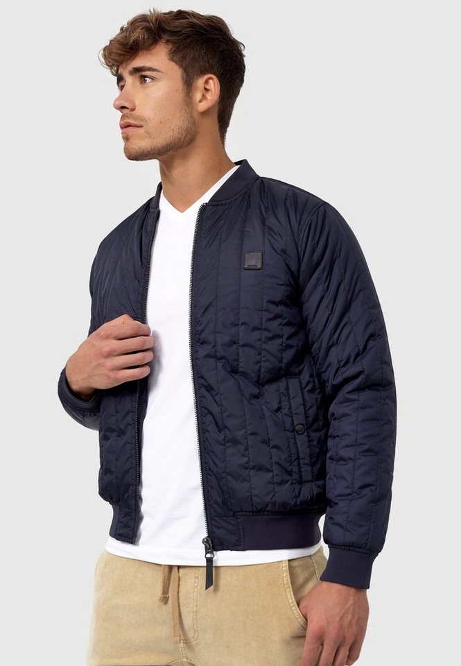 Indicode Steppjacke Herren Clavell Herrenjacke Daunen-Optik gesteppte Bomberjacke von Indicode