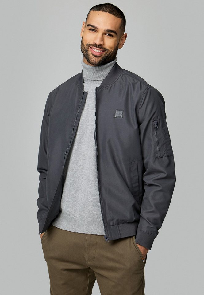 Indicode Winterjacke INMaxim klassischer Bomberjacken-Stil mit gerippten Stehkragen Indicode Winterjacke INMaxim klassischer Bomberjacken-Stil mit gerippten Stehkragen von Indicode
