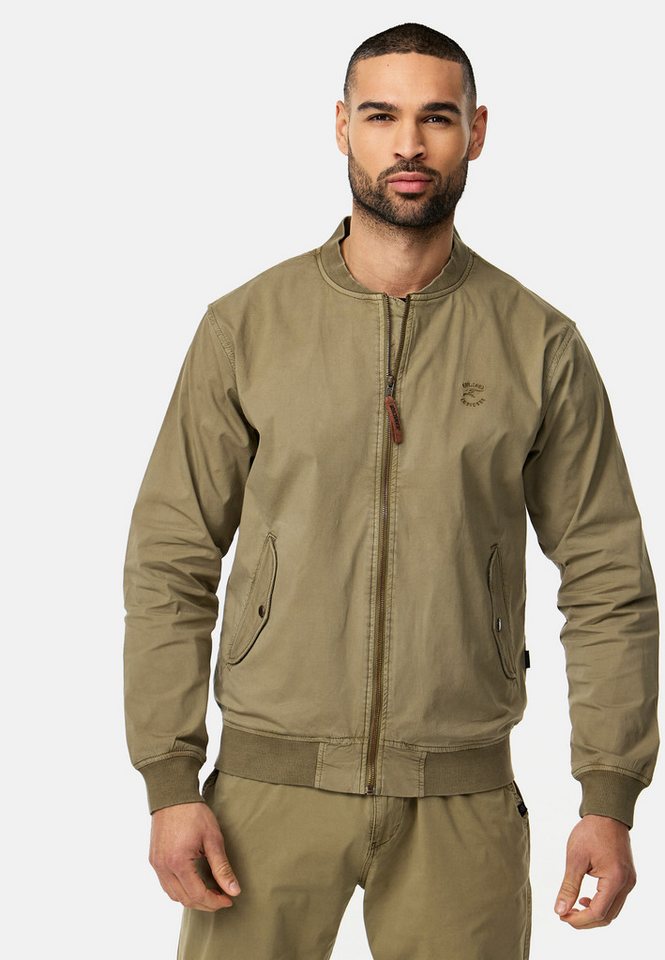 Indicode Winterjacke INOrnel klassische Bomberjacke mit gerippten Kragen Indicode Winterjacke INOrnel klassische Bomberjacke mit gerippten Kragen von Indicode