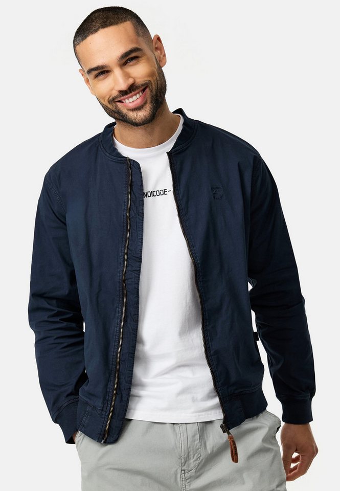 Indicode Sommerjacke INOrnel klassische Bomberjacke mit gerippten Kragen Indicode Sommerjacke INOrnel klassische Bomberjacke mit gerippten Kragen von Indicode