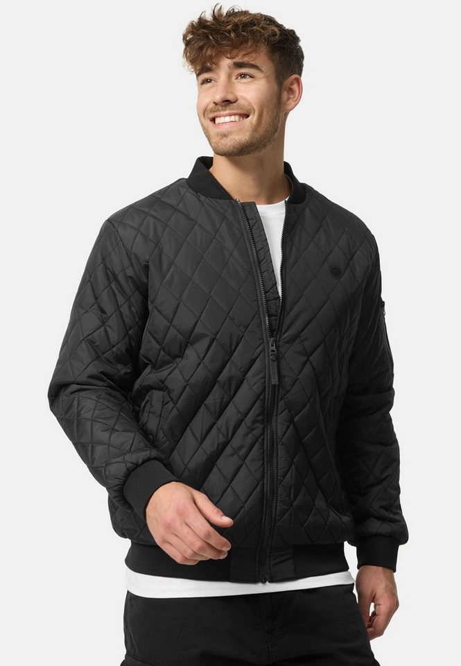 Indicode Winterjacke Novak Bomberjacke mit Kontrastfutter von Indicode