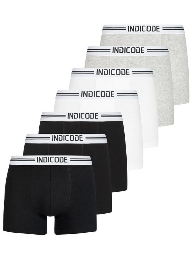 Indicode Boxershorts Herren Copenhagen Boxer Shorts Herrenshorts 7er Pack von Indicode