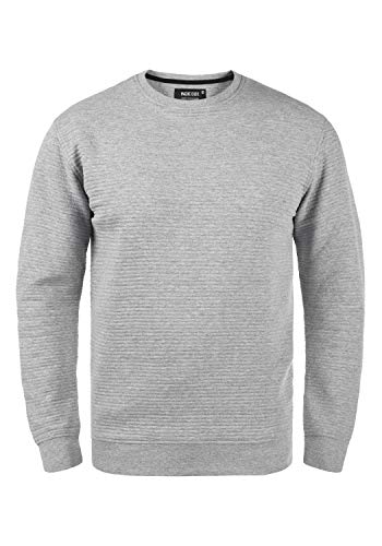 Indicode Bronn Herren Sweatshirt Pullover Pulli mit Rundhalsausschnitt, Größe:3XL, Farbe:Grey Mix (914) von Indicode
