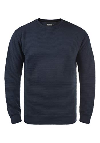 Indicode Bronn Herren Sweatshirt Pullover Pulli mit Rundhalsausschnitt, Größe:M, Farbe:Navy (400) von Indicode