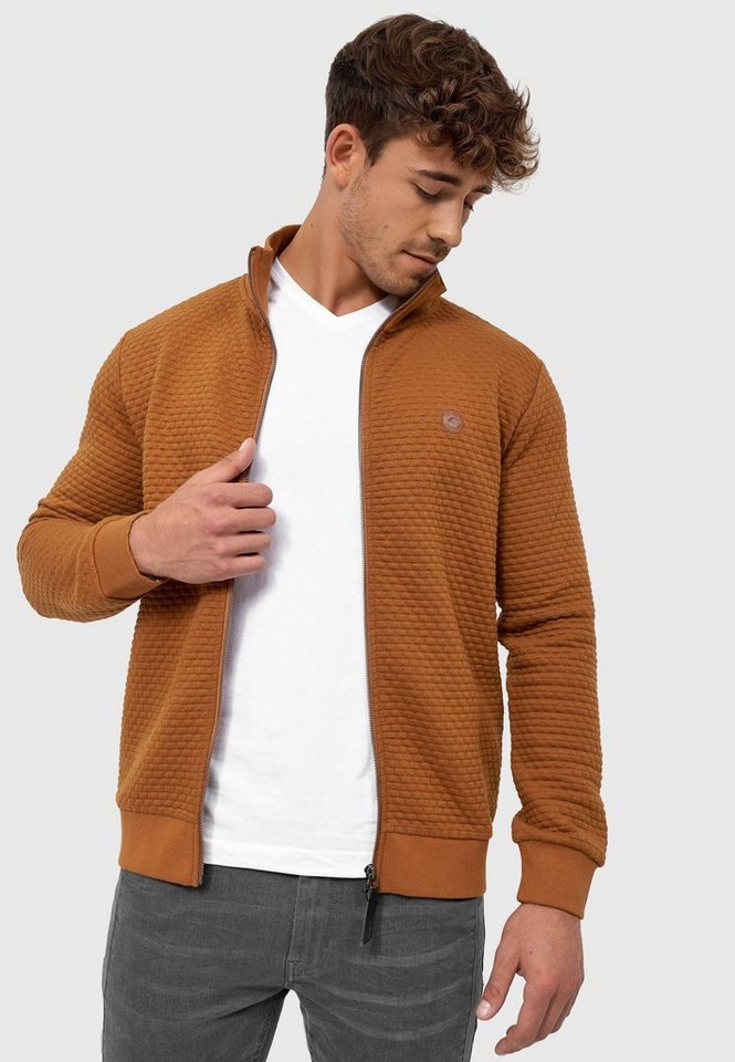 Indicode Sweatjacke Bermie mit strukturierter Oberfläche von Indicode