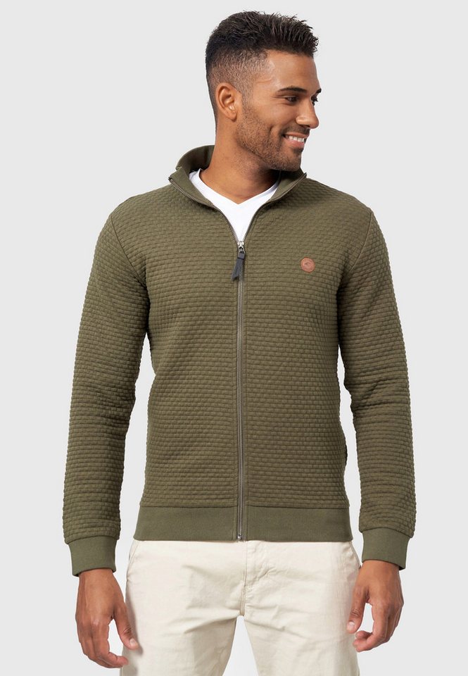 Indicode Sweatjacke Bermie mit strukturierter Oberfläche von Indicode