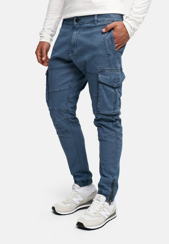 Indicode Cargohose Herren Alex Cargo Hose Herrenhose mit 6 praktischen Taschen von Indicode