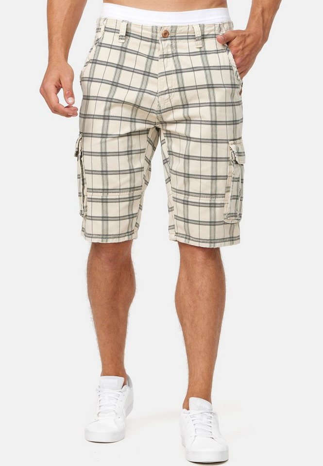 Indicode Cargoshorts Monroe Cargo mit 6 Taschen inkl. Gürtel von Indicode