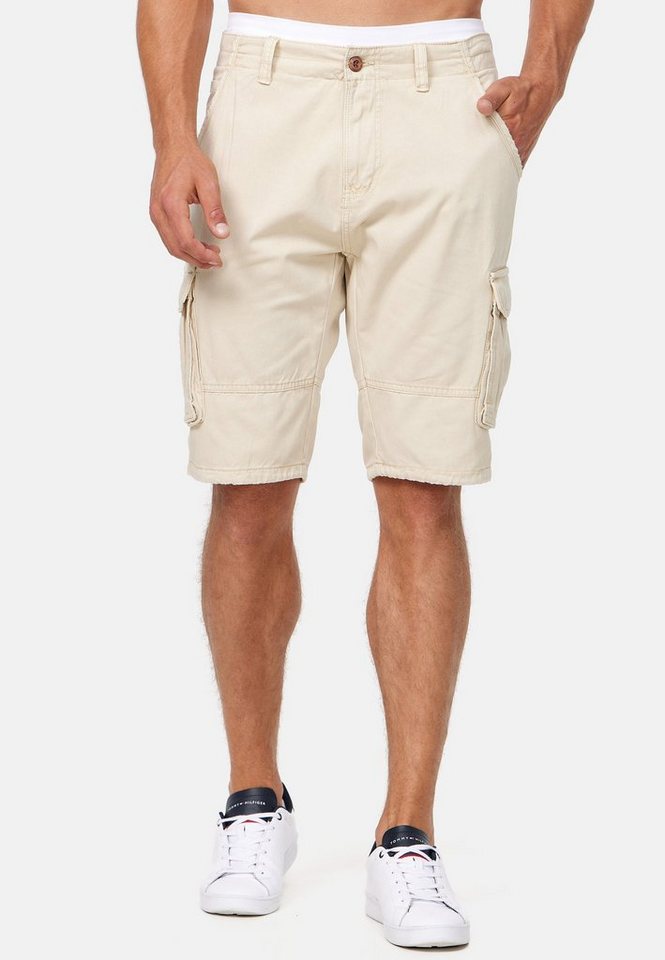 Indicode Cargoshorts Monroe Cargo mit 6 Taschen inkl. Gürtel Indicode Cargoshorts Monroe Cargo mit 6 Taschen inkl. Gürtel von Indicode