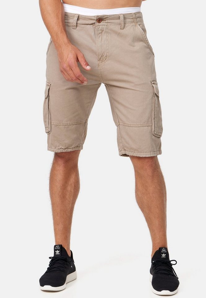 Indicode Cargoshorts Monroe Cargo mit 6 Taschen inkl. Gürtel Indicode Cargoshorts Monroe Cargo mit 6 Taschen inkl. Gürtel von Indicode