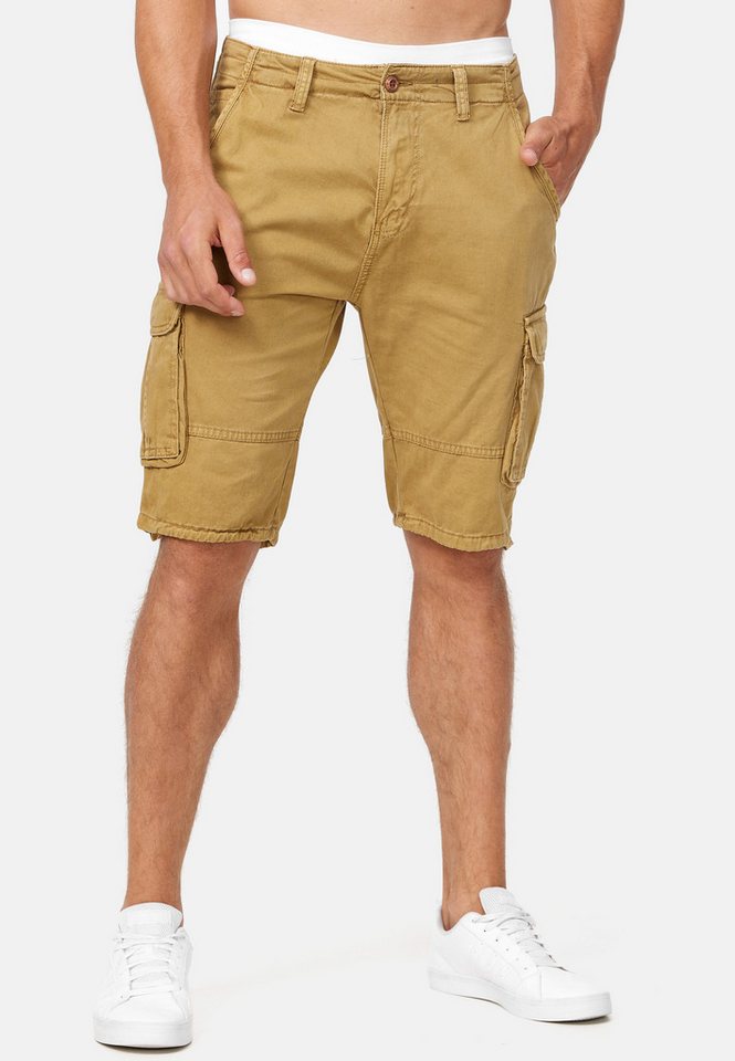 Indicode Cargoshorts Monroe Cargo mit 6 Taschen inkl. Gürtel Indicode Cargoshorts Monroe Cargo mit 6 Taschen inkl. Gürtel von Indicode