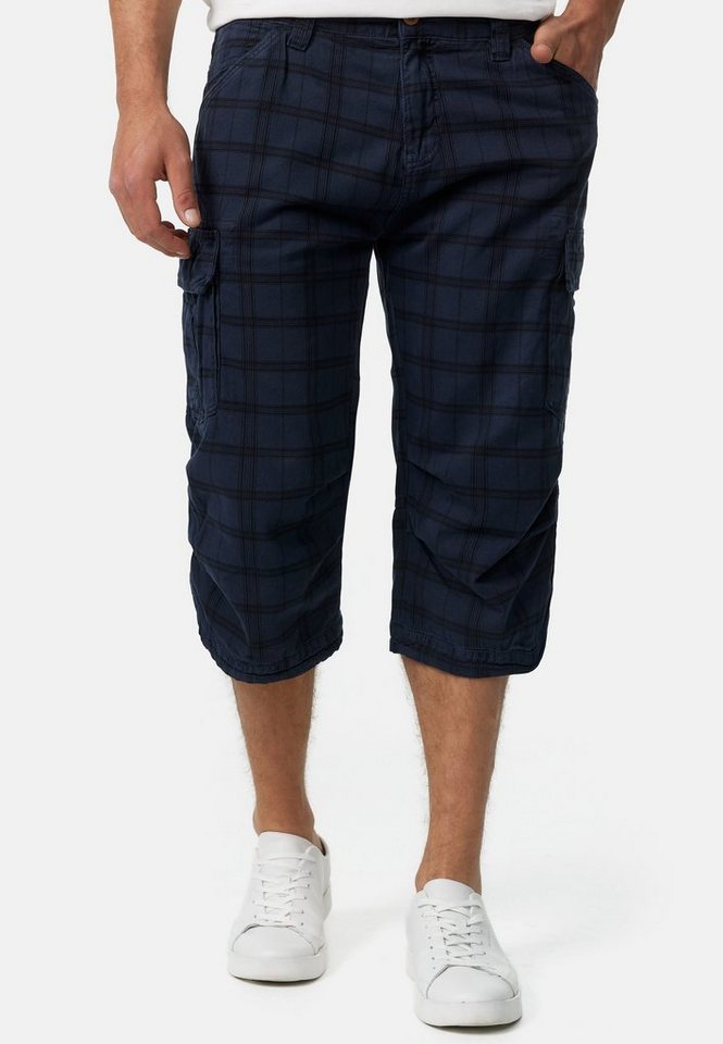 Indicode Cargoshorts Nicolas Check aus einer robusten Materialmischung Indicode Cargoshorts Nicolas Check aus einer robusten Materialmischung von Indicode