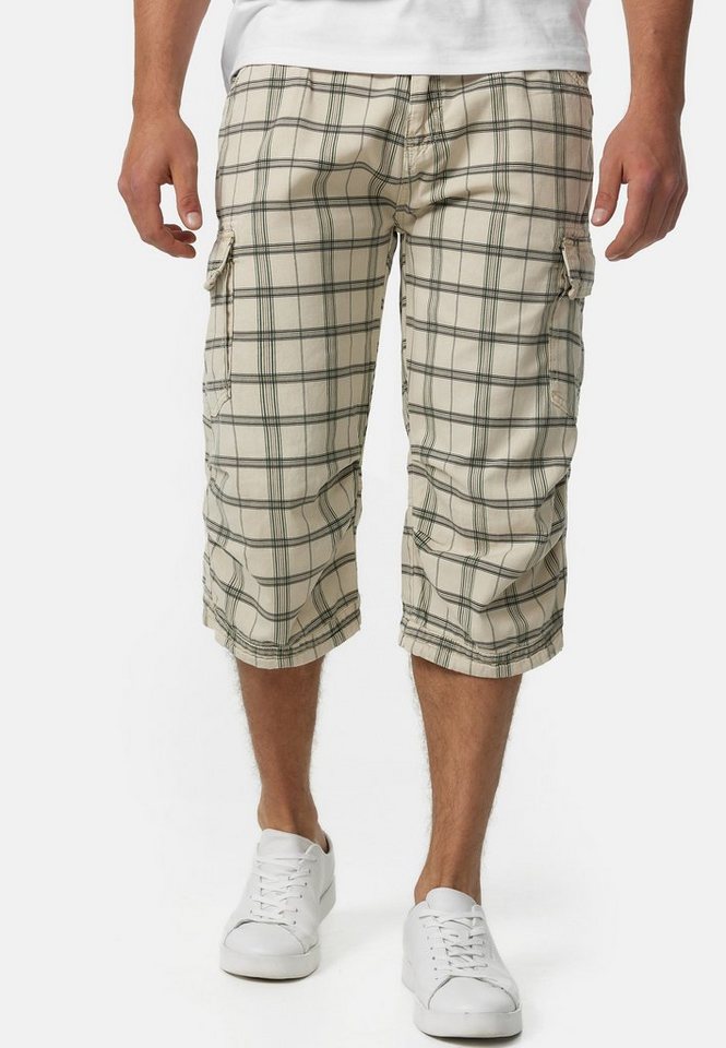 Indicode Cargoshorts Nicolas Check aus einer robusten Materialmischung Indicode Cargoshorts Nicolas Check aus einer robusten Materialmischung von Indicode