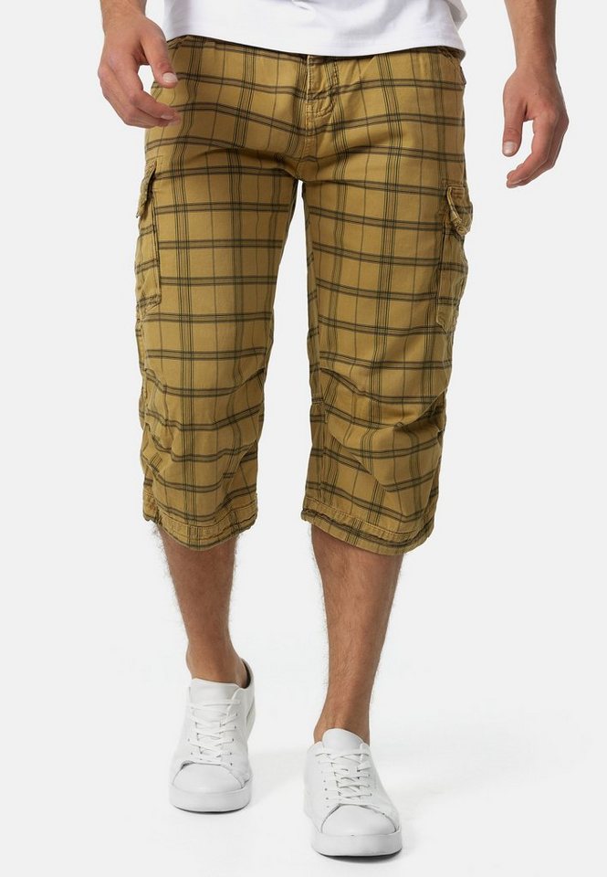 Indicode Cargoshorts Nicolas Check aus einer robusten Materialmischung Indicode Cargoshorts Nicolas Check aus einer robusten Materialmischung von Indicode