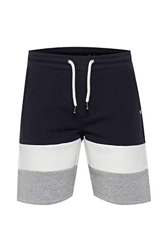 Indicode Caul Herren Sweatshorts Kurze Hose Jogginghose mit Kordelzug, Größe:L, Farbe:Navy (400) von Indicode