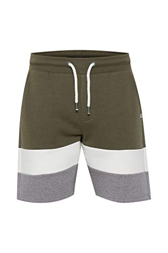 Indicode Caul Herren Sweatshorts Kurze Hose Jogginghose mit Kordelzug, Größe:M, Farbe:Army (600) von Indicode