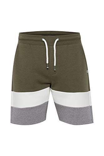 Indicode Caul Herren Sweatshorts Kurze Hose Jogginghose mit Kordelzug, Größe:XL, Farbe:Army (600) von Indicode