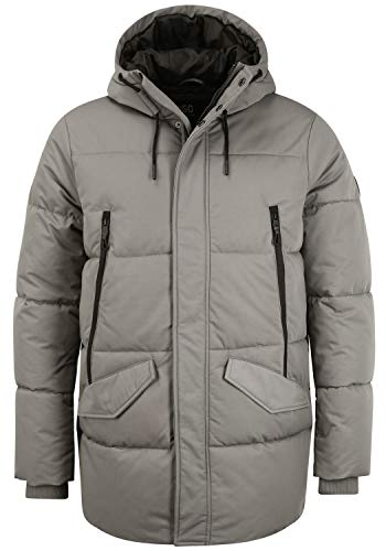 Indicode Cavert Herren Winterparka Parka Winterjacke mit Kapuze, Größe:L, Farbe:Pewter 902 von Indicode