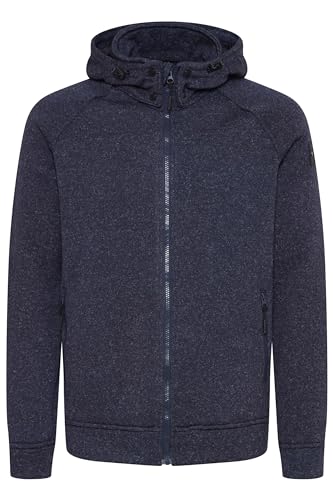 Indicode IDChillingworth Herren Fleecejacke Sweatjacke Jacke mit Kapuze, Größe:M, Farbe:Navy (400) von Indicode