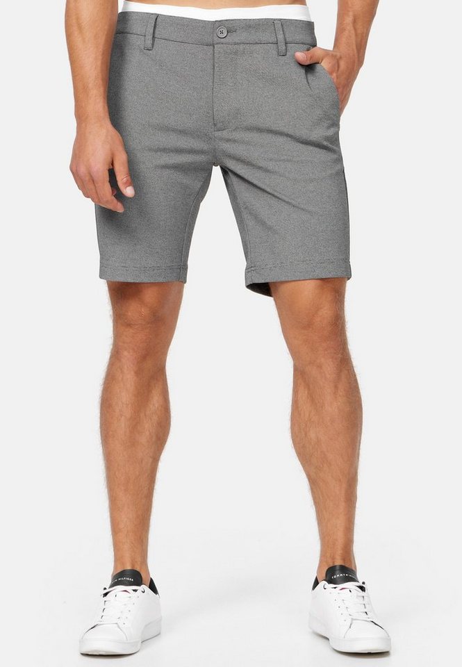 Indicode Chinoshorts Herren Aalborg Chino Shorts Herrenshorts aus Viscose-Strecht von Indicode