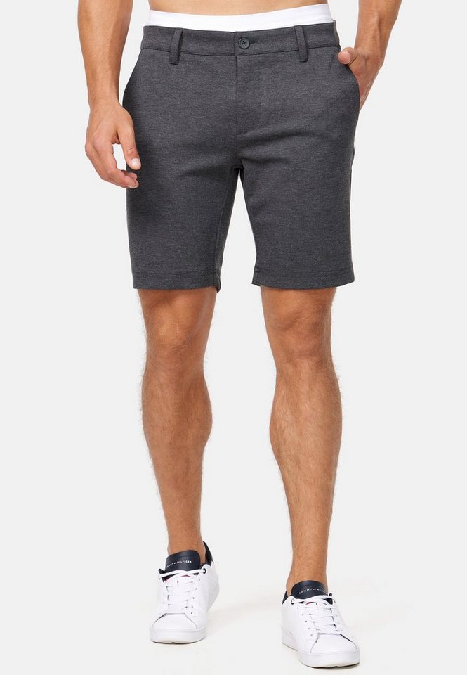 Indicode Chinoshorts Herren Aalborg Chino Shorts Herrenshorts aus Viscose-Strecht von Indicode