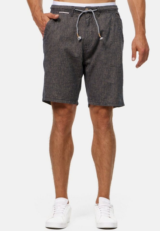 Indicode Chinoshorts Alonso aus einem angenehmen Leinenmix von Indicode