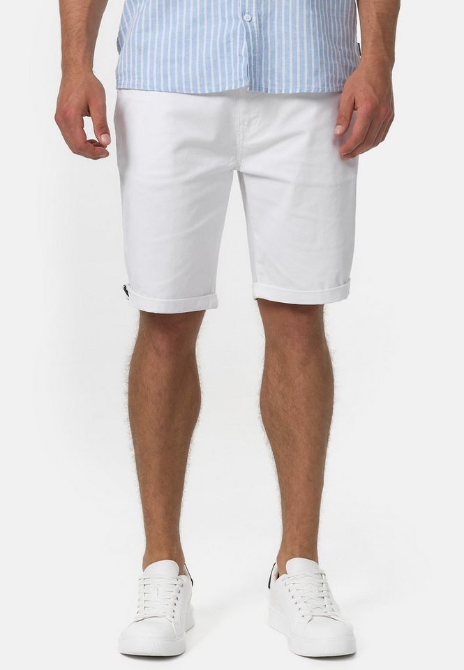 Indicode Chinoshorts Herren Creel Chino Shorts Herrenshorts aus elastischer Baumwoll-Qualität von Indicode