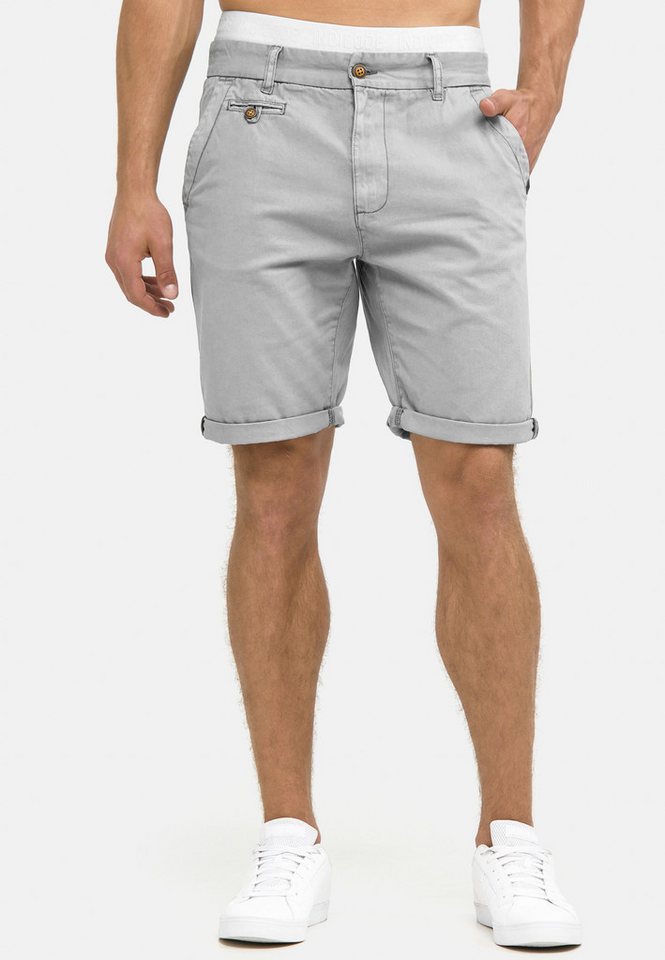 Indicode Chinoshorts Herren Cuba Chino Shorts Herrenshorts aus Baumwollgemisch von Indicode