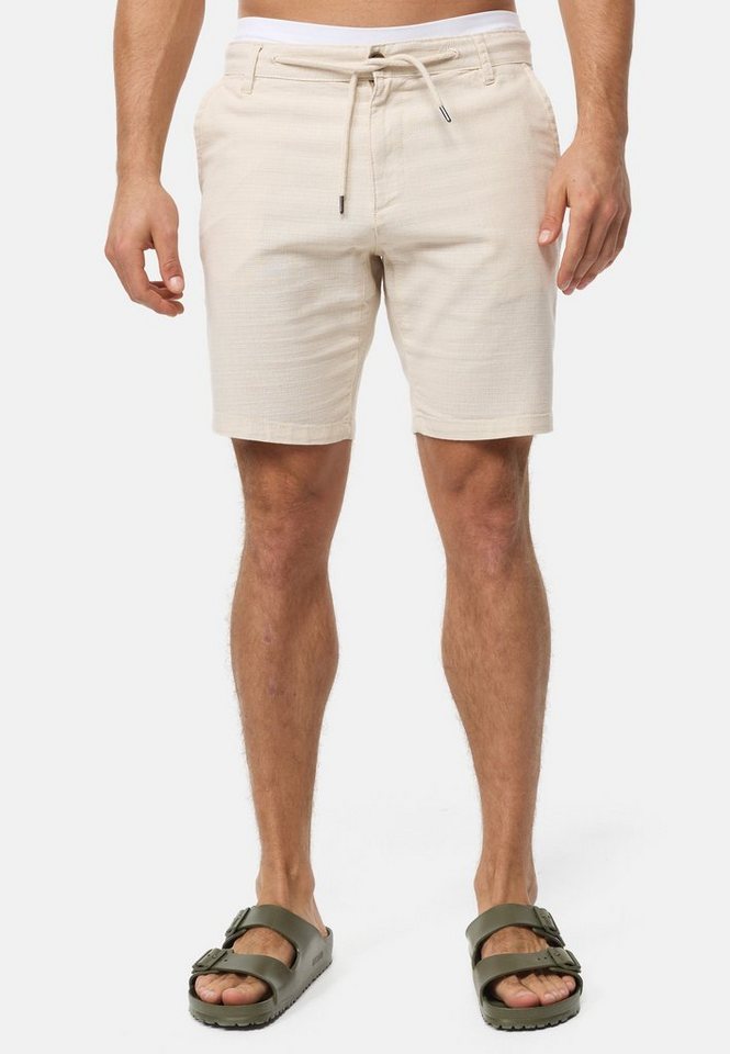 Indicode Chinoshorts Herren INCaro Chino Shorts Herrenshorts aus 100 % Baumwolle, inkl. Gürtel von Indicode