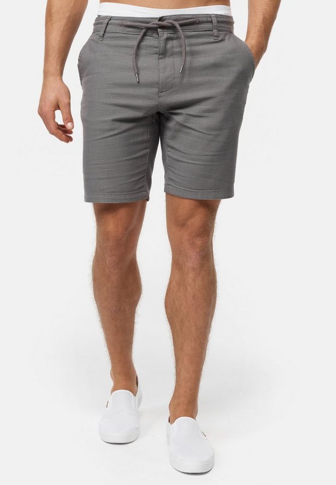 Indicode Chinoshorts Herren INCaro Chino Shorts Herrenshorts aus 100 % Baumwolle, inkl. Gürtel von Indicode