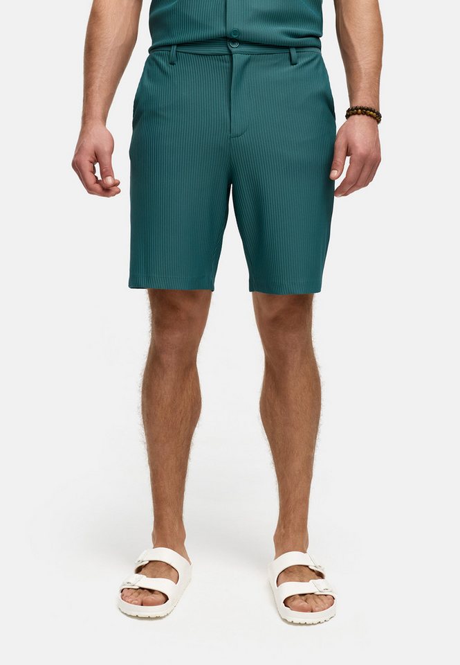 Indicode Chinoshorts INGustiono mit feiner Textur und subtil-edlem Streifenmuster Indicode Chinoshorts INGustiono mit feiner Textur und subtil-edlem Streifenmuster von Indicode