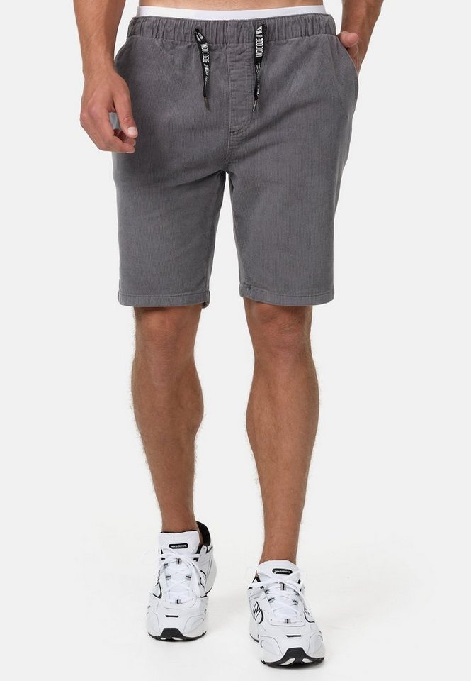 Indicode Chinoshorts INLudvig aus weichem und strapazierfähigem Cordstoff von Indicode