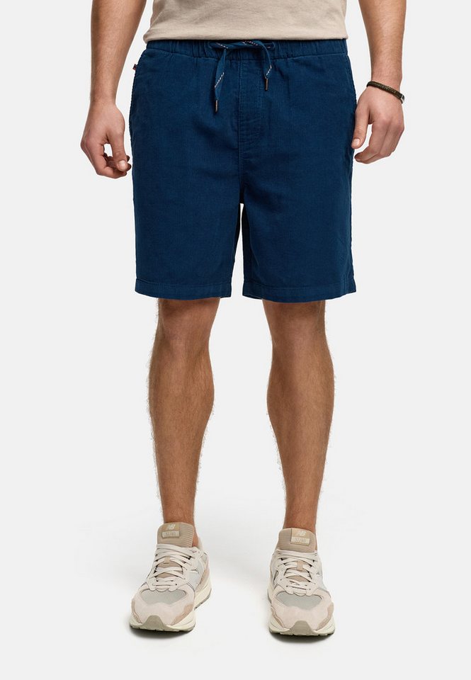 Indicode Chinoshorts Herren INPolle Chino Shorts Herrenshorts aus weichem und strapazierfähigem Cordstoff von Indicode