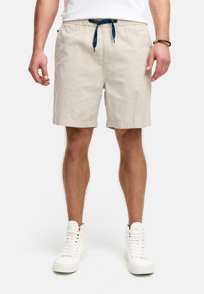 Indicode Chinoshorts INPolle aus weichem und strapazierfähigem Cordstoff von Indicode
