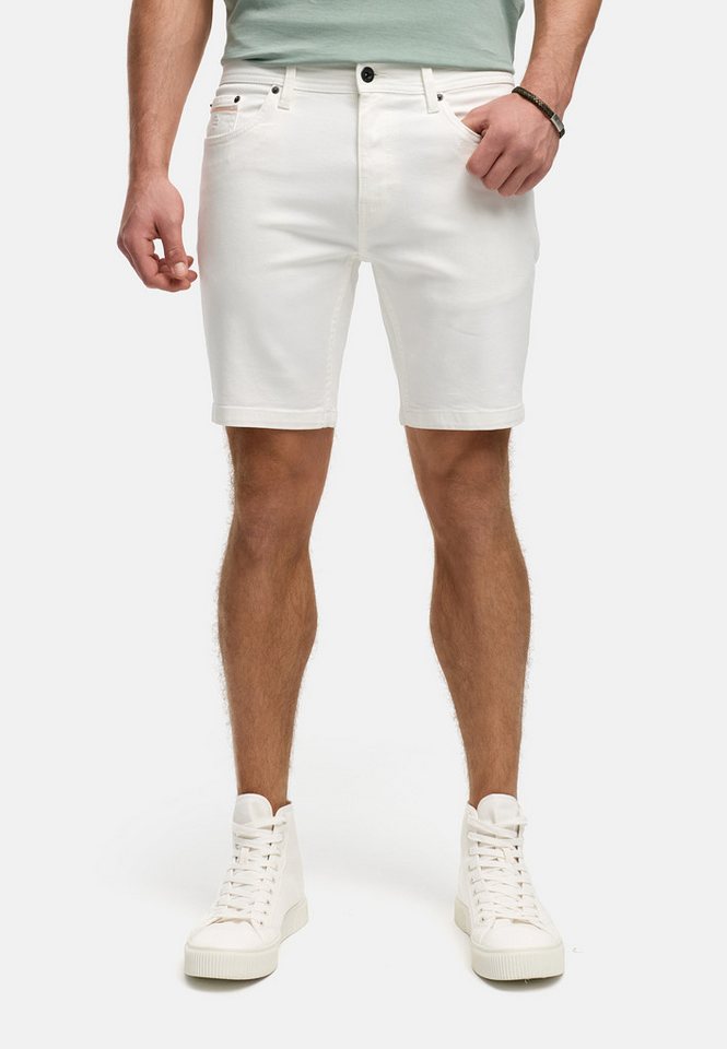 Indicode Chinoshorts INSymon 5-Pocket-Shorts aus Soft Denim Indicode Chinoshorts INSymon 5-Pocket-Shorts aus Soft Denim von Indicode