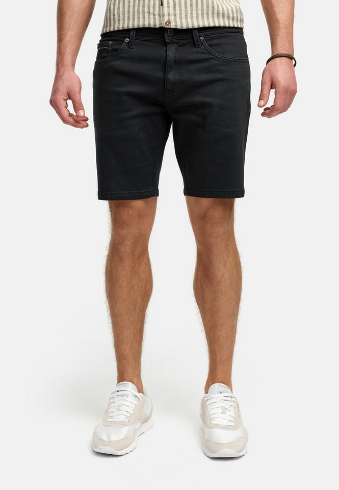 Indicode Jeansshorts Herren INSymon Jeans Shorts Herrenshorts 5-Pocket-Shorts aus Soft Denim von Indicode