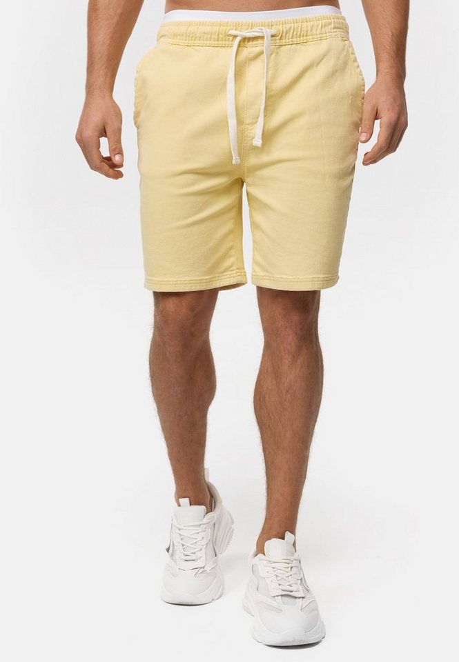 Indicode Chinoshorts Herren Kendari Chino Shorts Herrenshorts aus elastischer Baumwoll-Qualität von Indicode