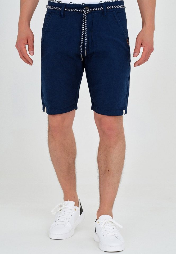 Indicode Chinoshorts Sant Cugat mit abnehmbaren, gemustertem Gürtel Indicode Chinoshorts Sant Cugat mit abnehmbaren, gemustertem Gürtel von Indicode
