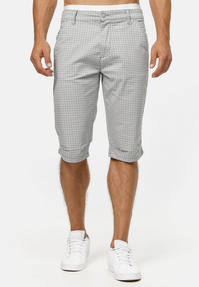 Indicode Chinoshorts Herren Whitney Chino Shorts Herrenshorts aus 100 % Baumwolle, inkl. Gürtel von Indicode