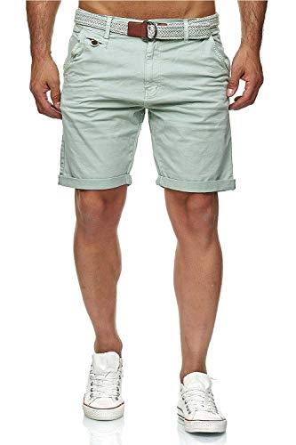 Kurze Hosen Herren mit Gürtel - Conor - Cargo Shorts Herren aus Baumwolle - Sommer Freizeithose mit Taschen - Sportlich eleganter Look - Regular Fit - Bequemes Material mit Stretch - Surf Spray - S Kurze Hosen Herren mit Gürtel - Conor - Cargo Shorts Herren aus Baumwolle - Sommer Freizeithose mit Taschen - Sportlich eleganter Look - Regular Fit - Bequemes Material mit Stretch - Surf Spray - S von Indicode