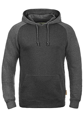 Indicode Elliot Herren Kapuzenpullover Hoodie Pullover Mit Kapuze, Größe:L, Farbe:Charcoal Mix (915) von Indicode