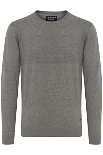 Indicode Ernesto Herren Strickpullover Feinstrick Pullover, Größe:L, Farbe:Grey Mix (914) von Indicode