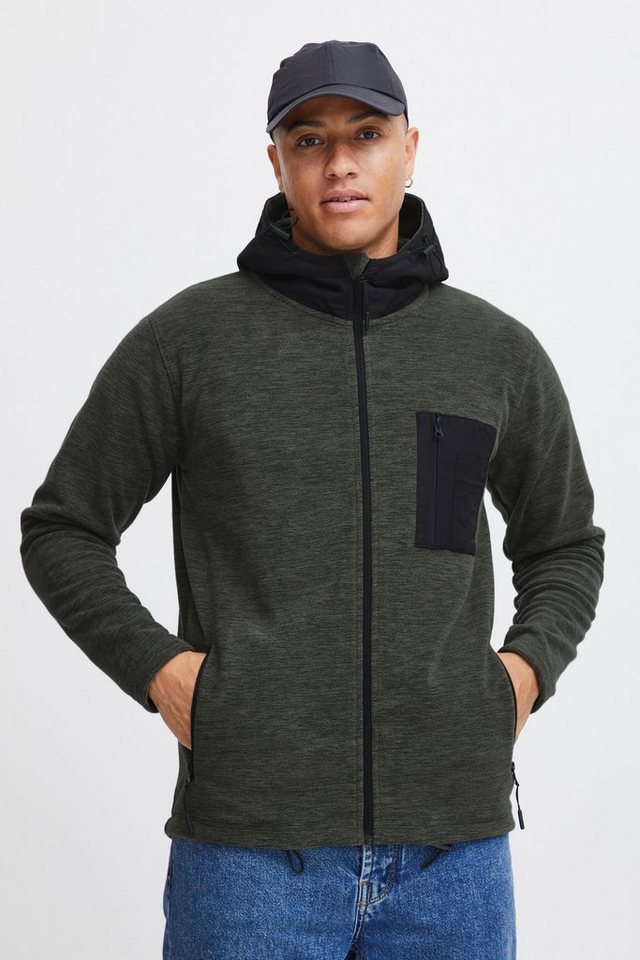 Indicode Fleecejacke IDWilmot Herren Fleecejacke mit Kapuze von Indicode