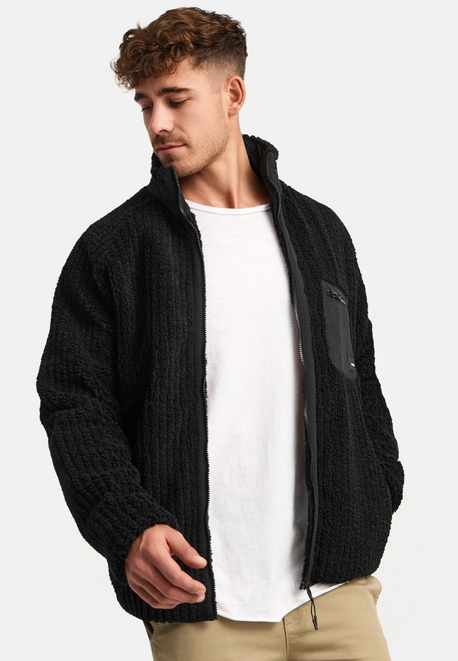 Indicode Fleecejacke INScotts innovatives Strickfleece-Design von Indicode