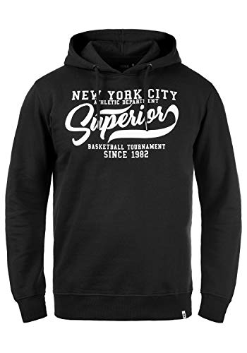 Indicode Galileri Herren Kapuzenpullover Hoodie Pullover mit Kapuze, Größe:3XL, Farbe:Black (999) von Indicode