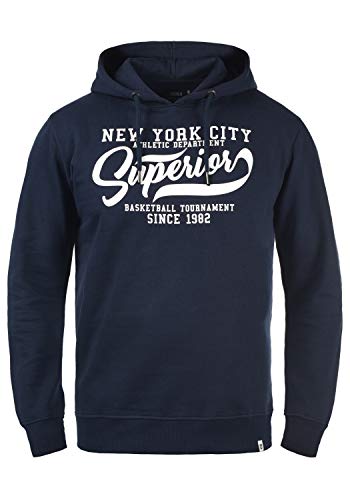 Indicode Galileri Herren Kapuzenpullover Hoodie Pullover mit Kapuze, Größe:M, Farbe:Navy (400) von Indicode